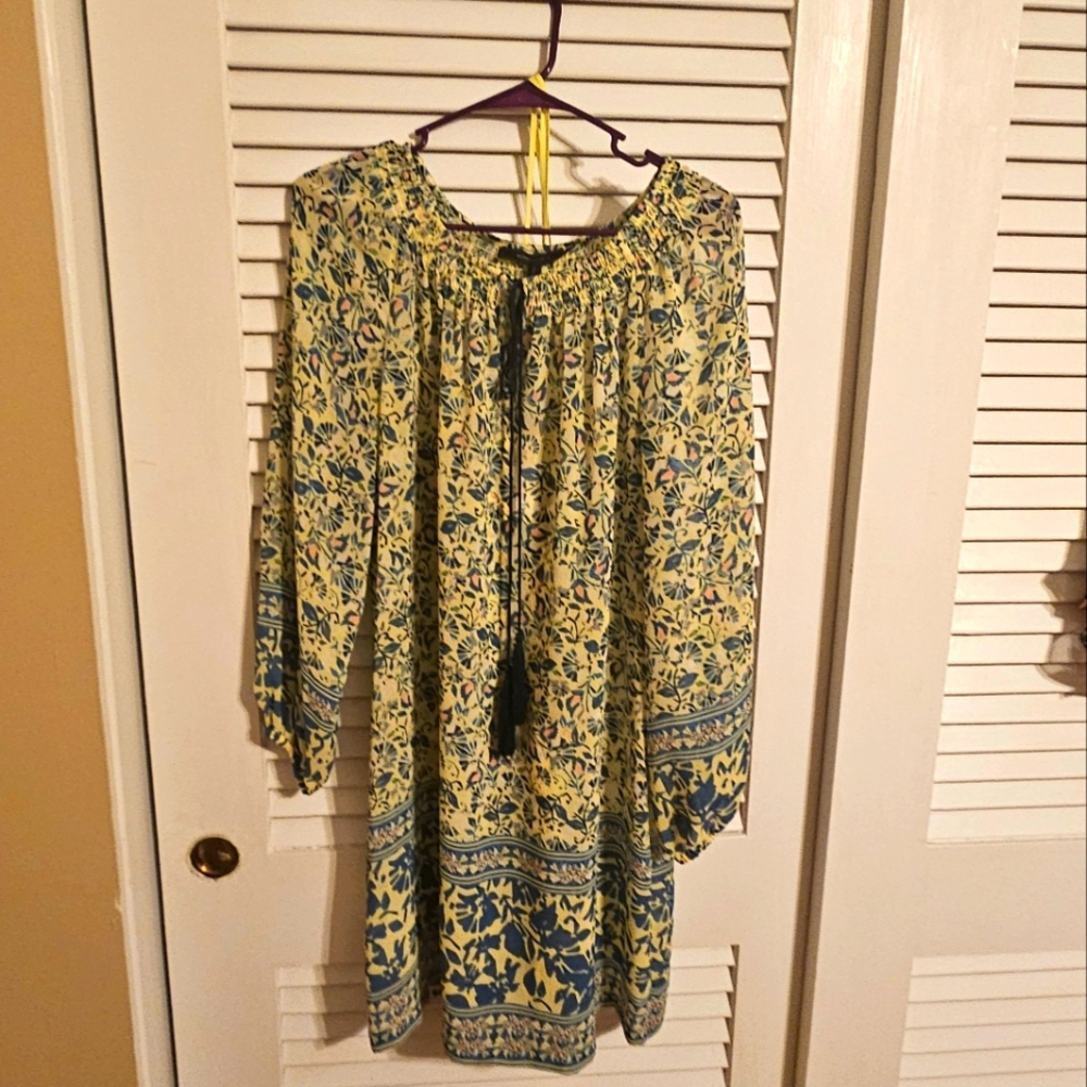 BcbgMaxazria Floral Print Women's Mini Dress, Size Large, Nwt $228